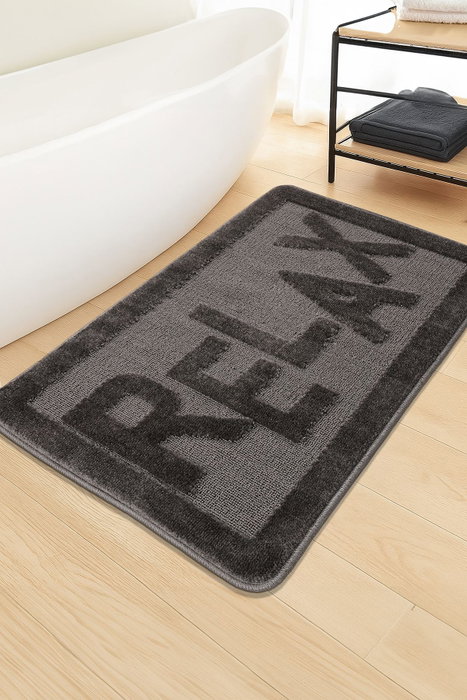 Mijölnir Relax - Alfombra de baño Antracita 60 x 100 cm Mijölnir Relax - Alfombra de baño Antracita 60 x 100 cm
